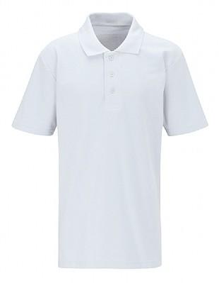 Classic Polo Shirt White - No Logo (Banner) 