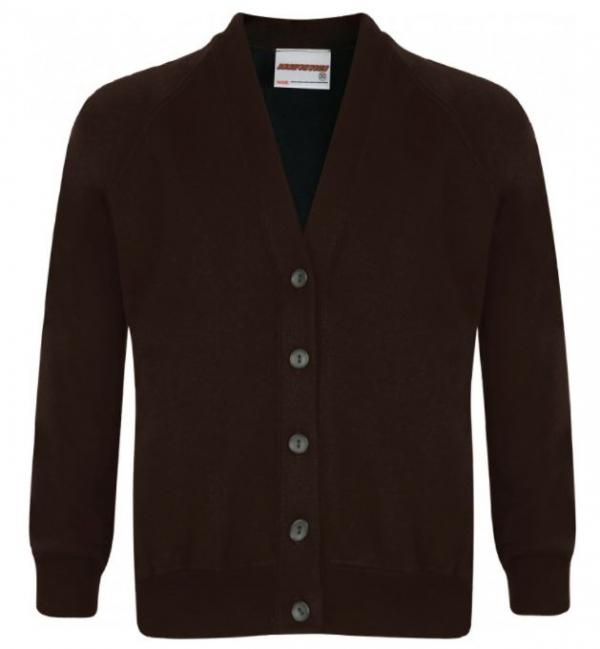 Sweat Cardigan Brown (Innovation) 