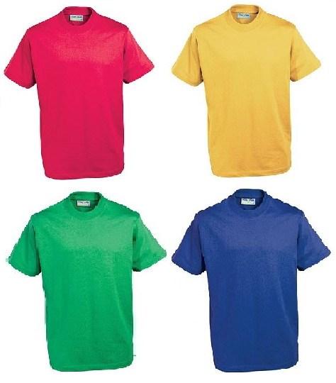P.E. T-Shirt - House Colours (Banner) - Buy School Uniform and Workwear ...
