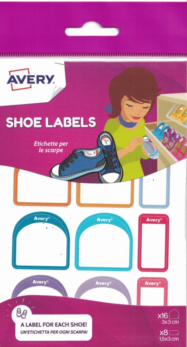 Shoe Labels Pack of 24