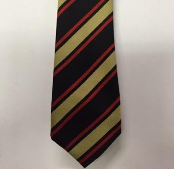 Tie Black/Red/Gold 45