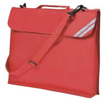 Book Bag With Strap Red (XBWS09)