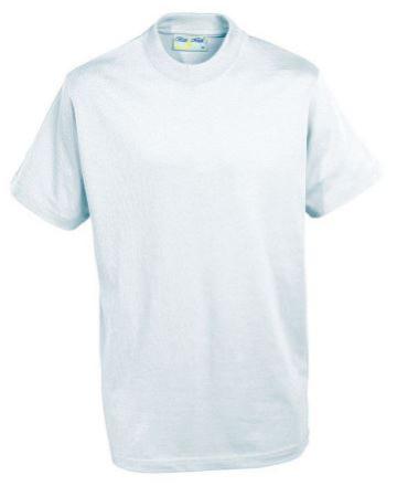 P.E. T-Shirt White - No Logo (Banner)