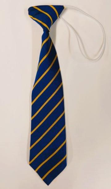 Tie Elastic Royal/Gold Thin Stripe (TS28)