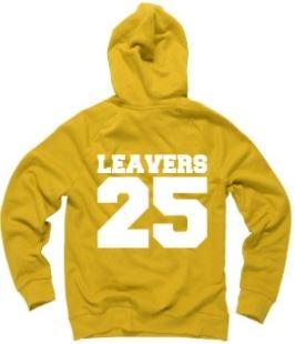 Leavers Hoodie - School logo on front & solid print on back (Banner)