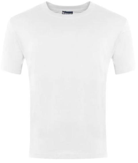 P.E. T-Shirt White - No Logo (Banner)