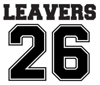 Leavers T-shirt Child Sizes - School logo on front & solid print on back (AWC JC01J)