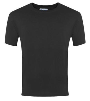 Cotton T-Shirt Black with Print on back - 'Anshin Evolved' (Banner) 