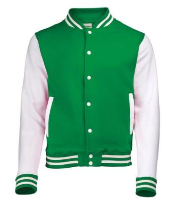 Varsity Jacket Kelly Green/White (JH43J)